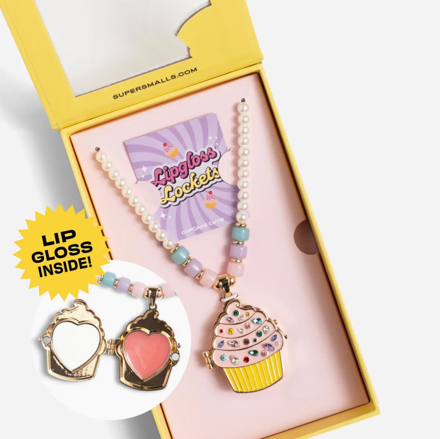 cupcake cutie lipgloss locket