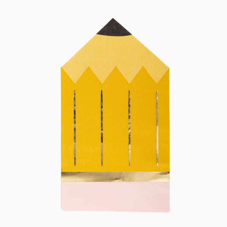 back to school pencil napkins