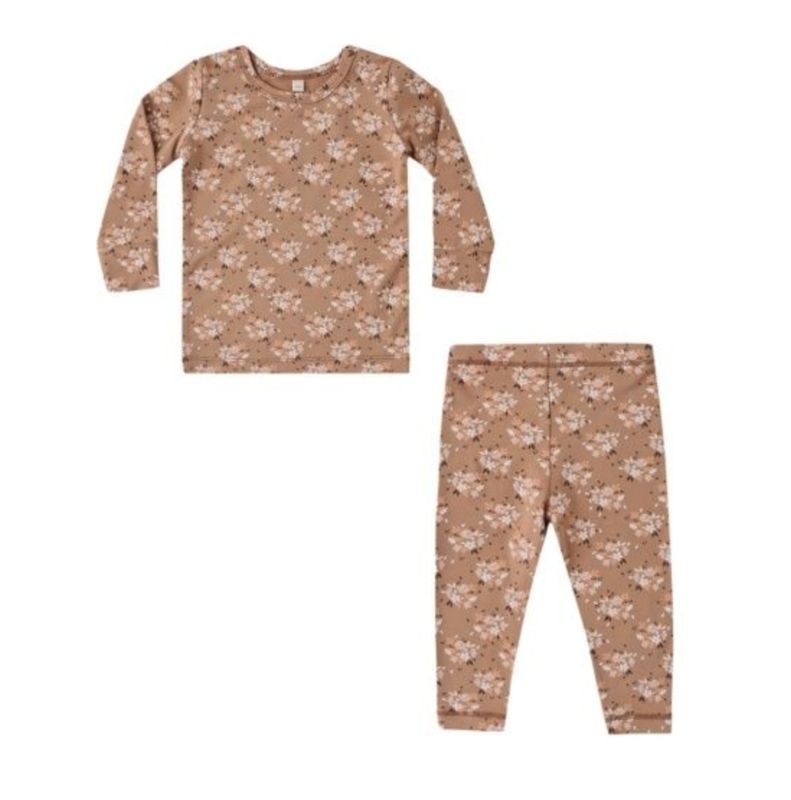 BAMBOO PAJAMA SET FALL FLORAL