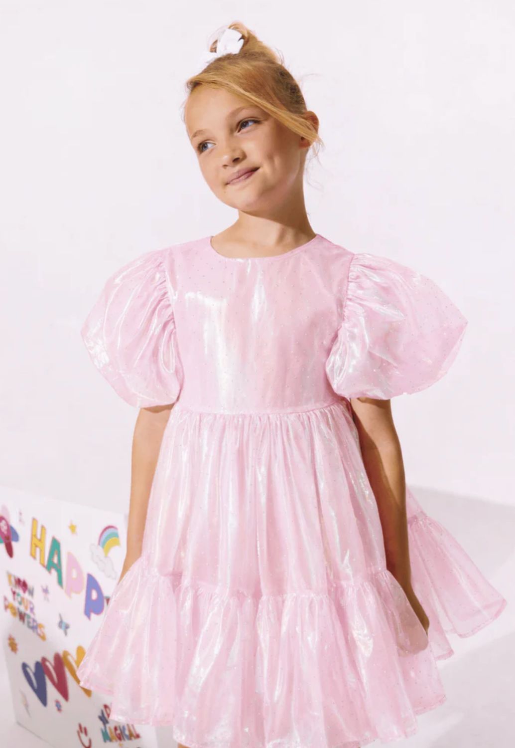 crystal hologram dress