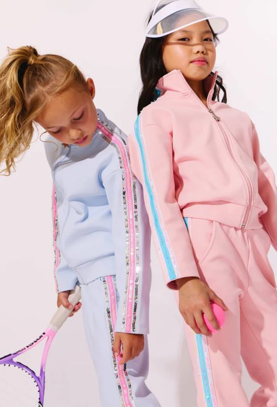 rainbow stripe scuba tracksuit