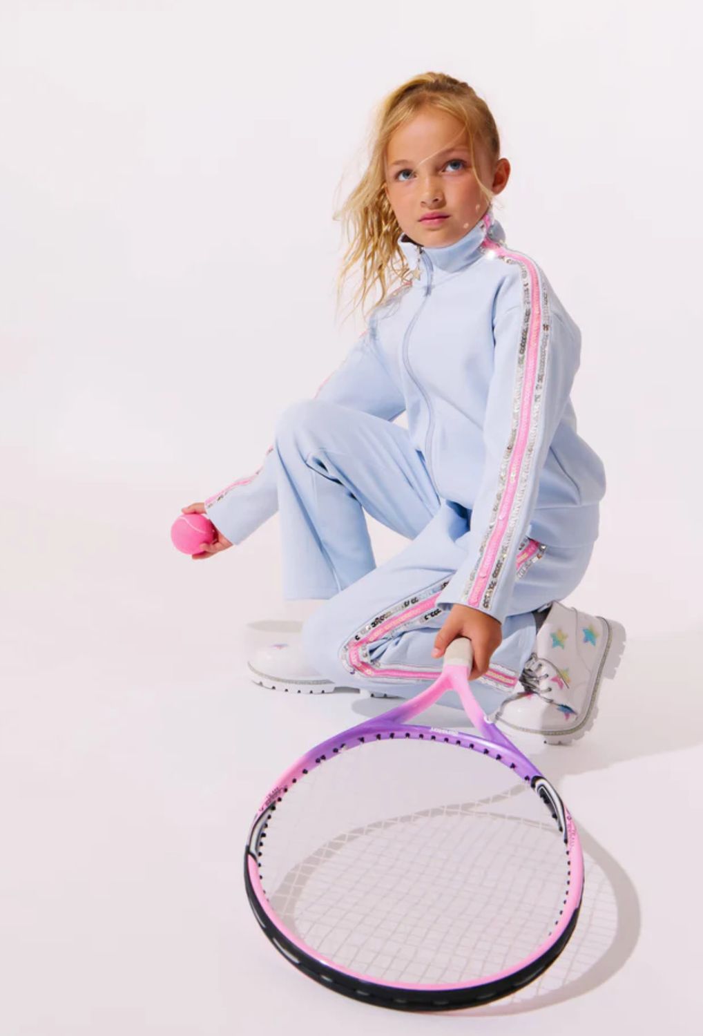 rainbow stripe scuba tracksuit