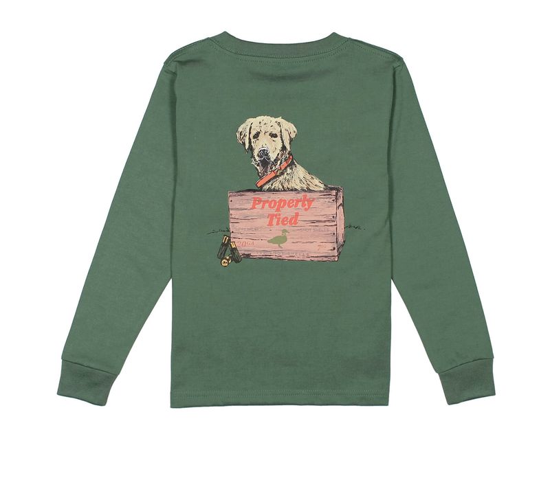 little shot ls tee- fern green