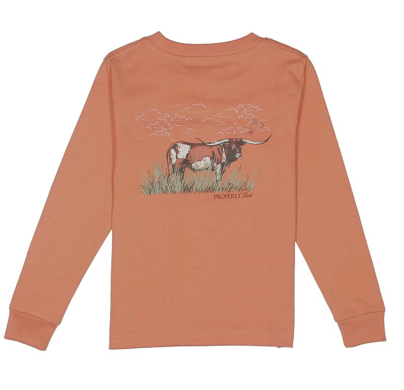 longhorn ls tee- mango