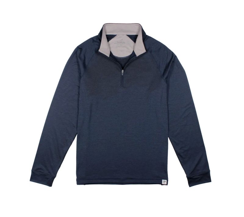 clubhouse quarter zip- navy