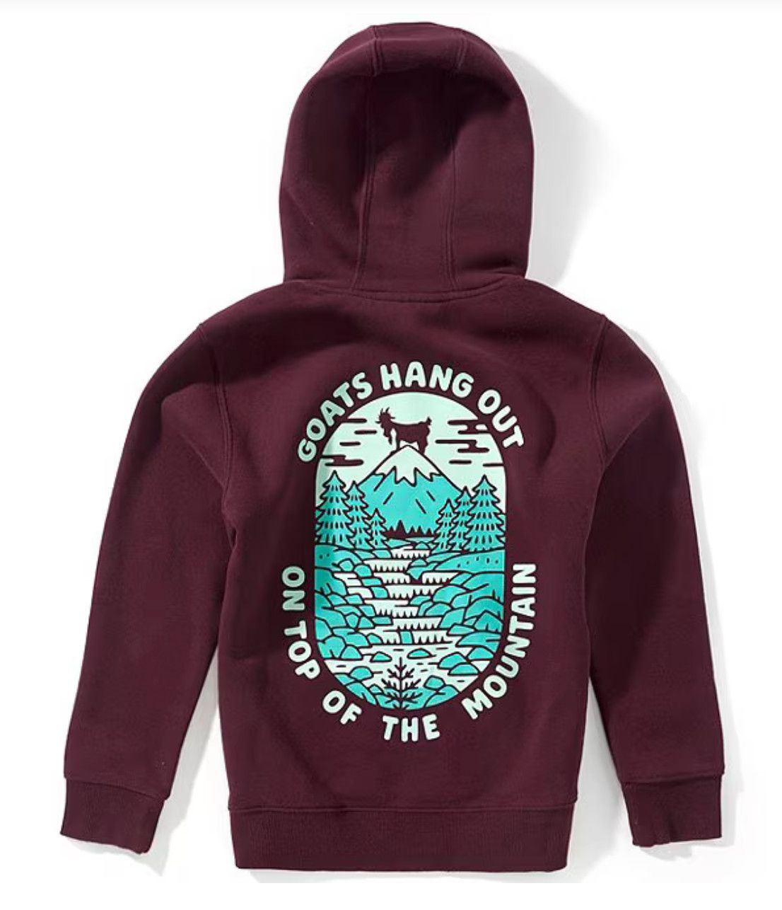 mountain hoodie- windsor wine