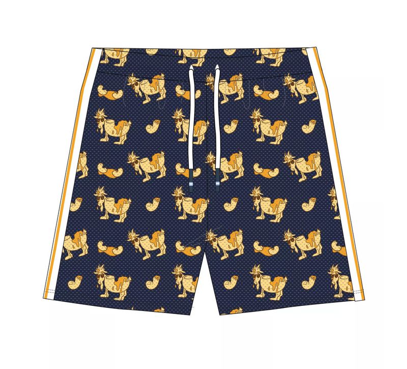 AOP mesh shorts