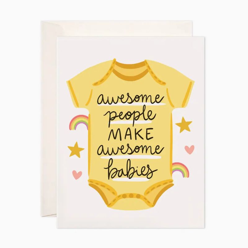 awesome babies card