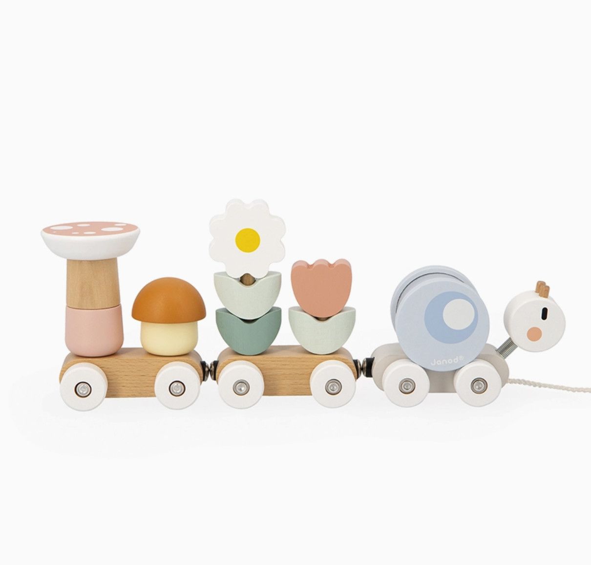 sweet cocoon snail pull along train
