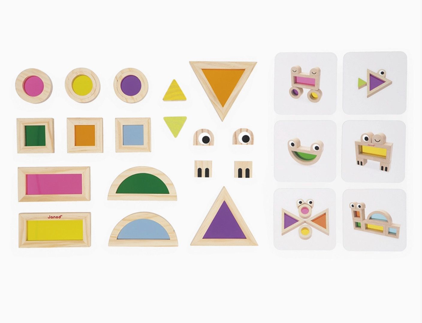 sensory translucent stacking blocks