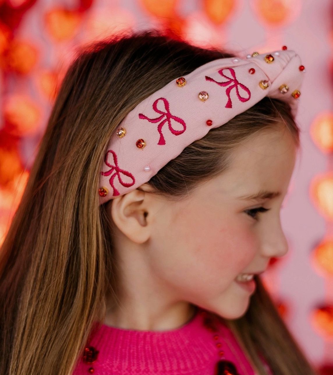 pink bow knotted hb