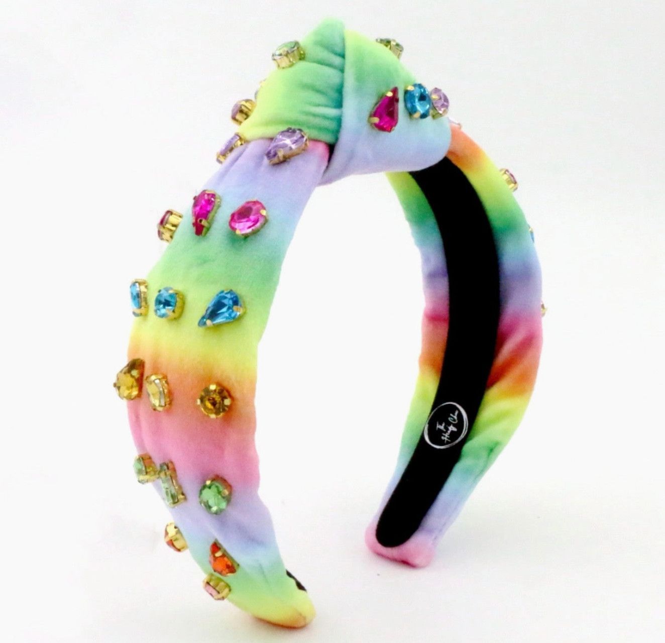 rainbow velvet knotted hb