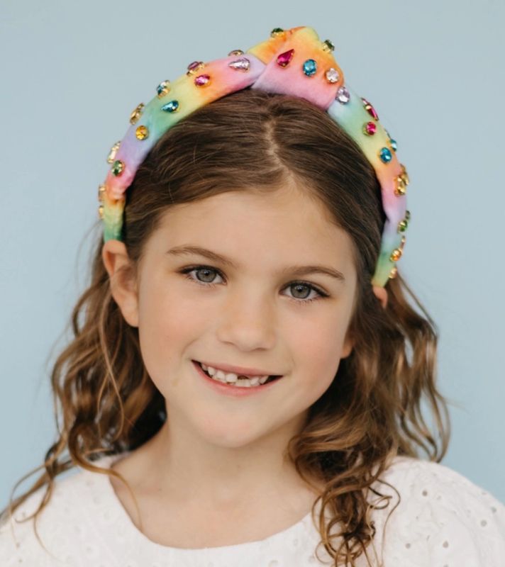 rainbow velvet knotted hb