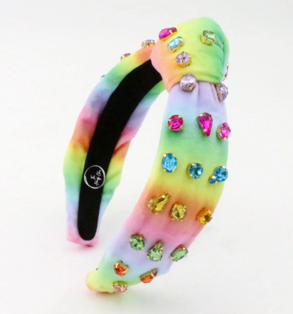 rainbow velvet knotted hb