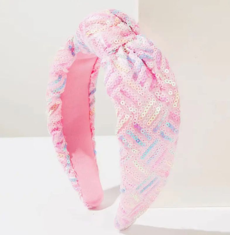 rainbow sequin knotted hb