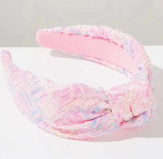 rainbow sequin knotted hb
