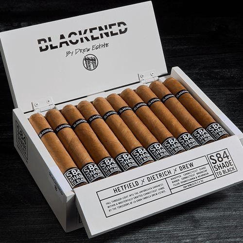Blackned by Drew Estate S84 Shade to Black Robusto Box of 20