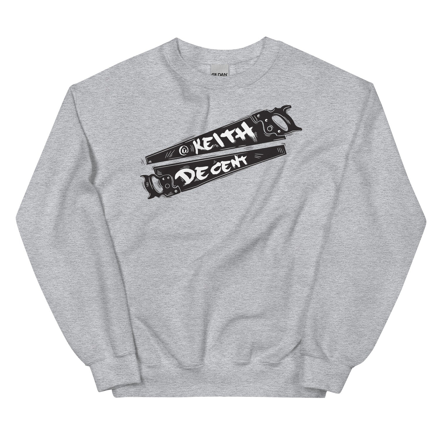 Keith Decent Throwback Logo Crew Sweatshirt