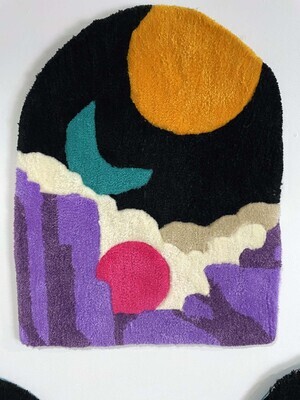 I Zero-Hour Interruption (hand made art rug)