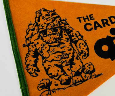 The Cardiff Giant! Cryptid Pennant -Clay/Green