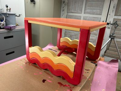 The Wave Ottoman/Table - Digital Plans/STL/Vector Bundle