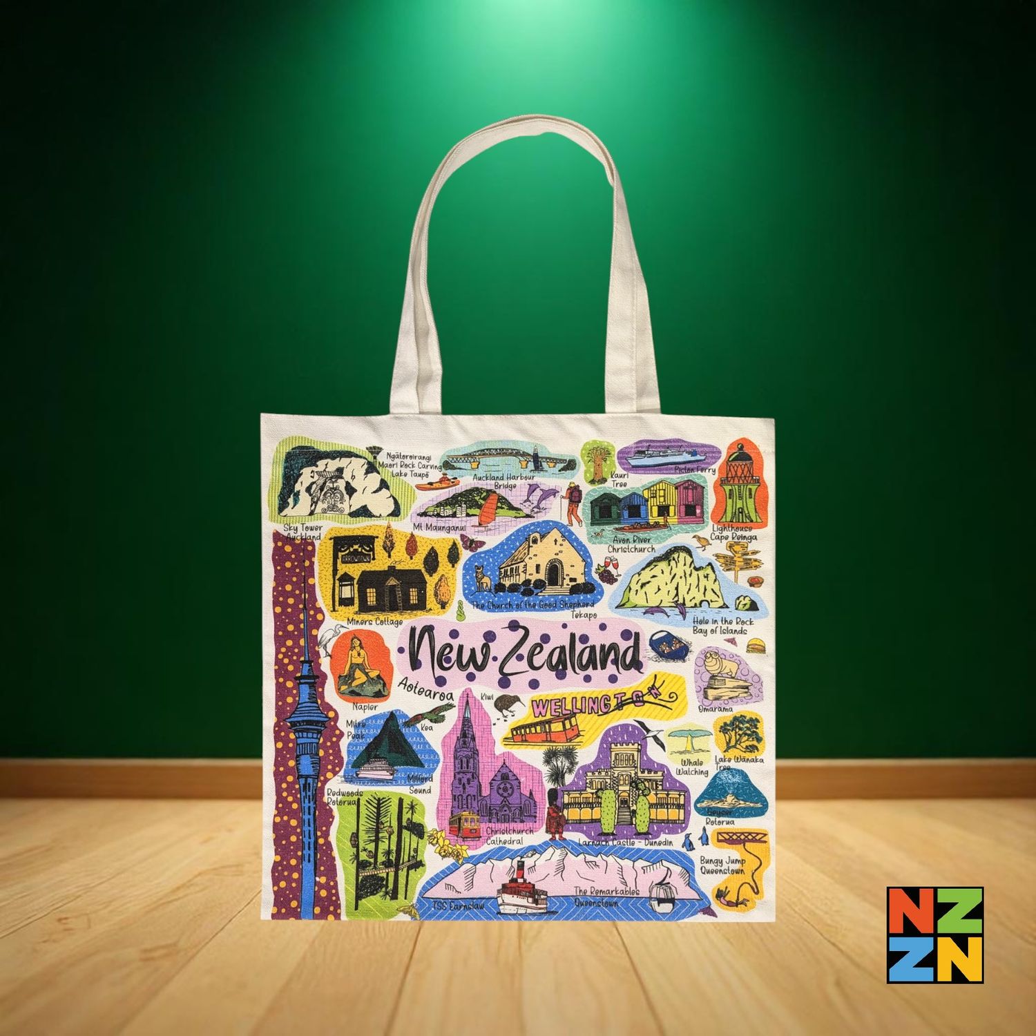 Cotton Bag NZ Destinations