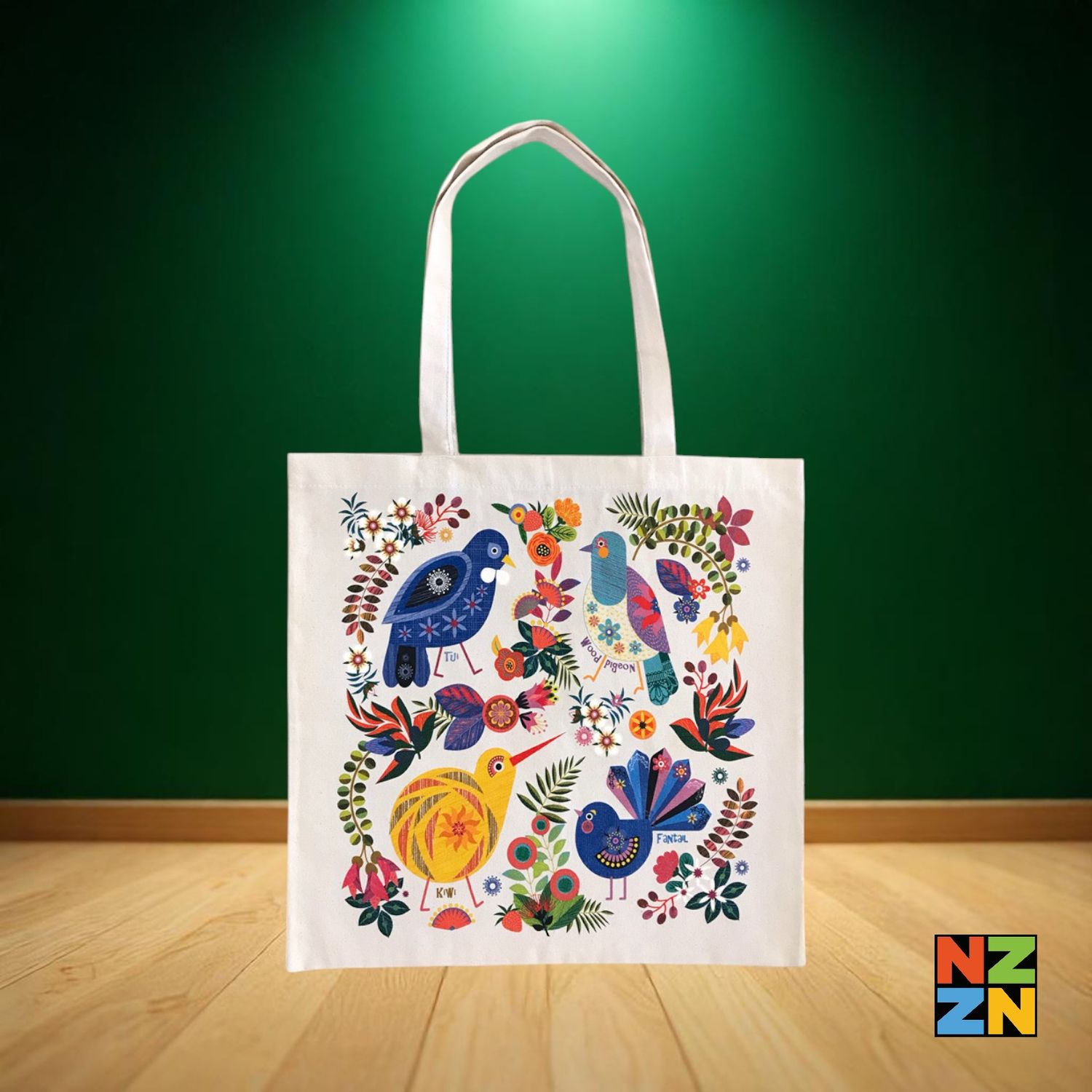 Cotton Bag Retro Birds