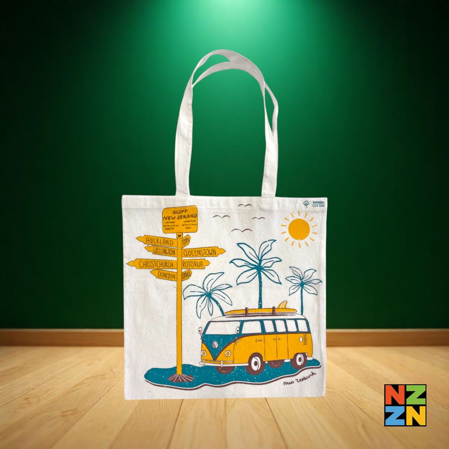 Renewable Cotton Bag Roadsign Combi