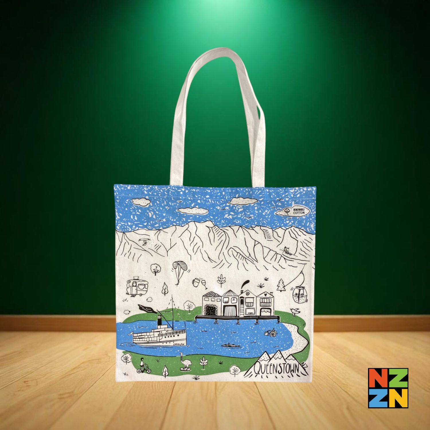 Renewable Cotton Bag Queenstown