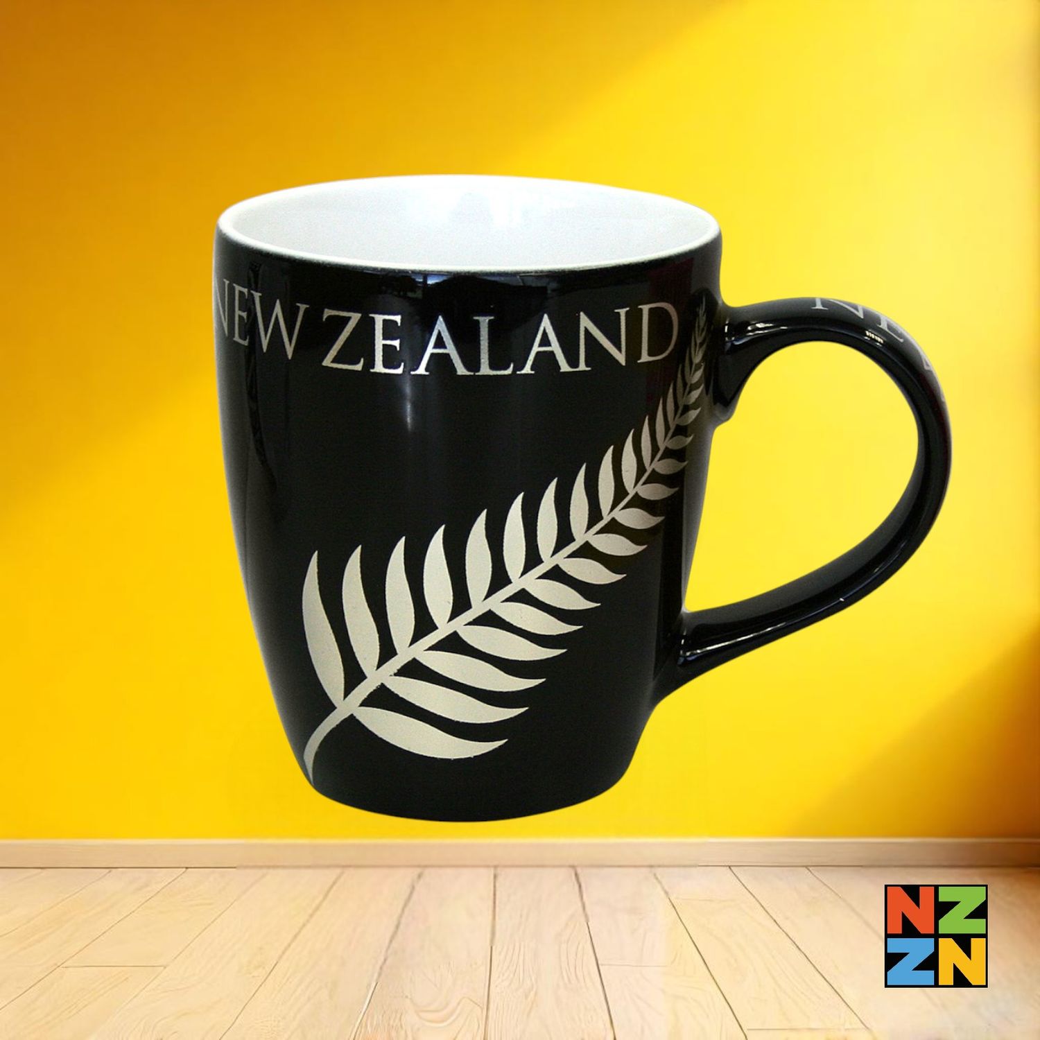 Bistro Mug Silver Fern