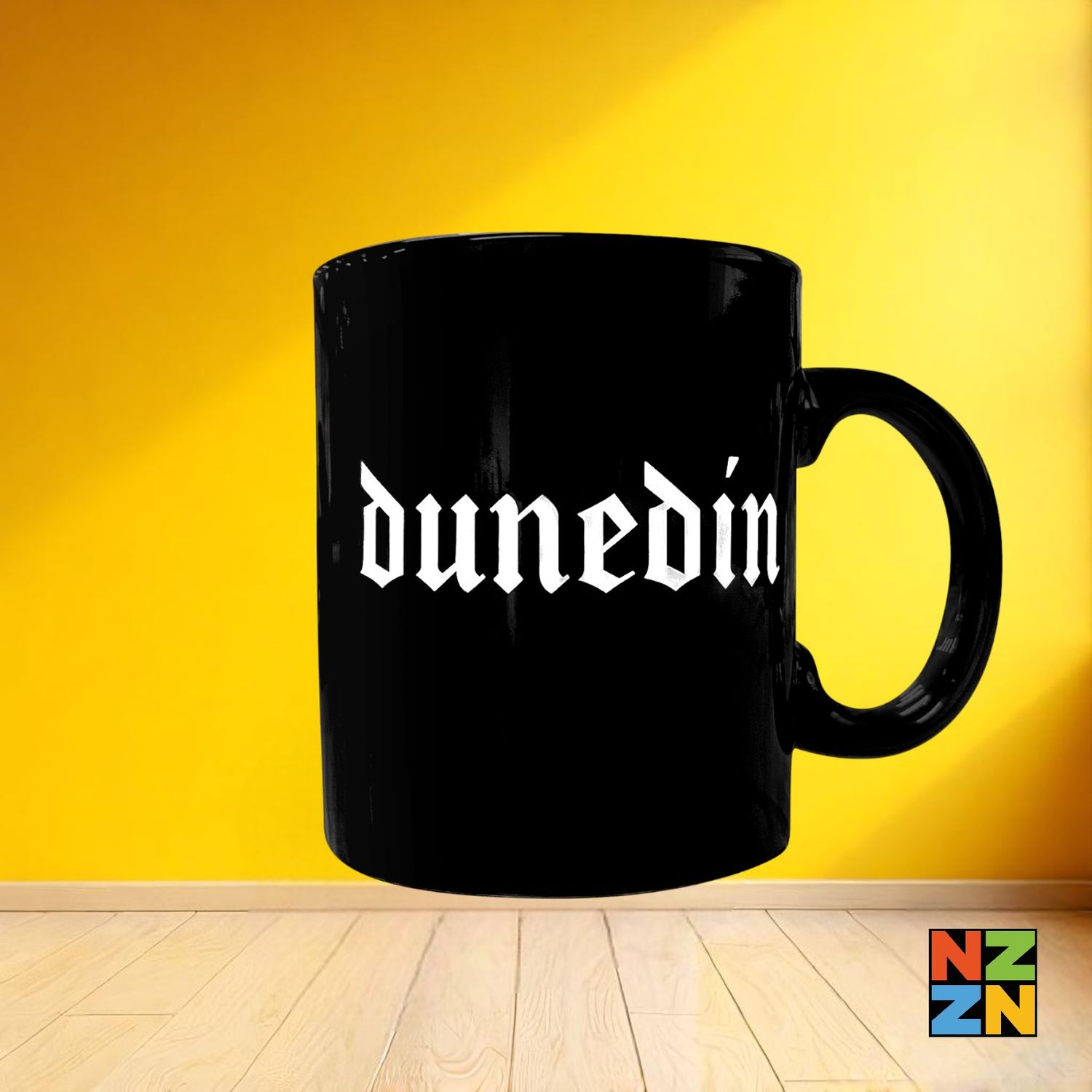 Black Mug Dunedin 11Oz