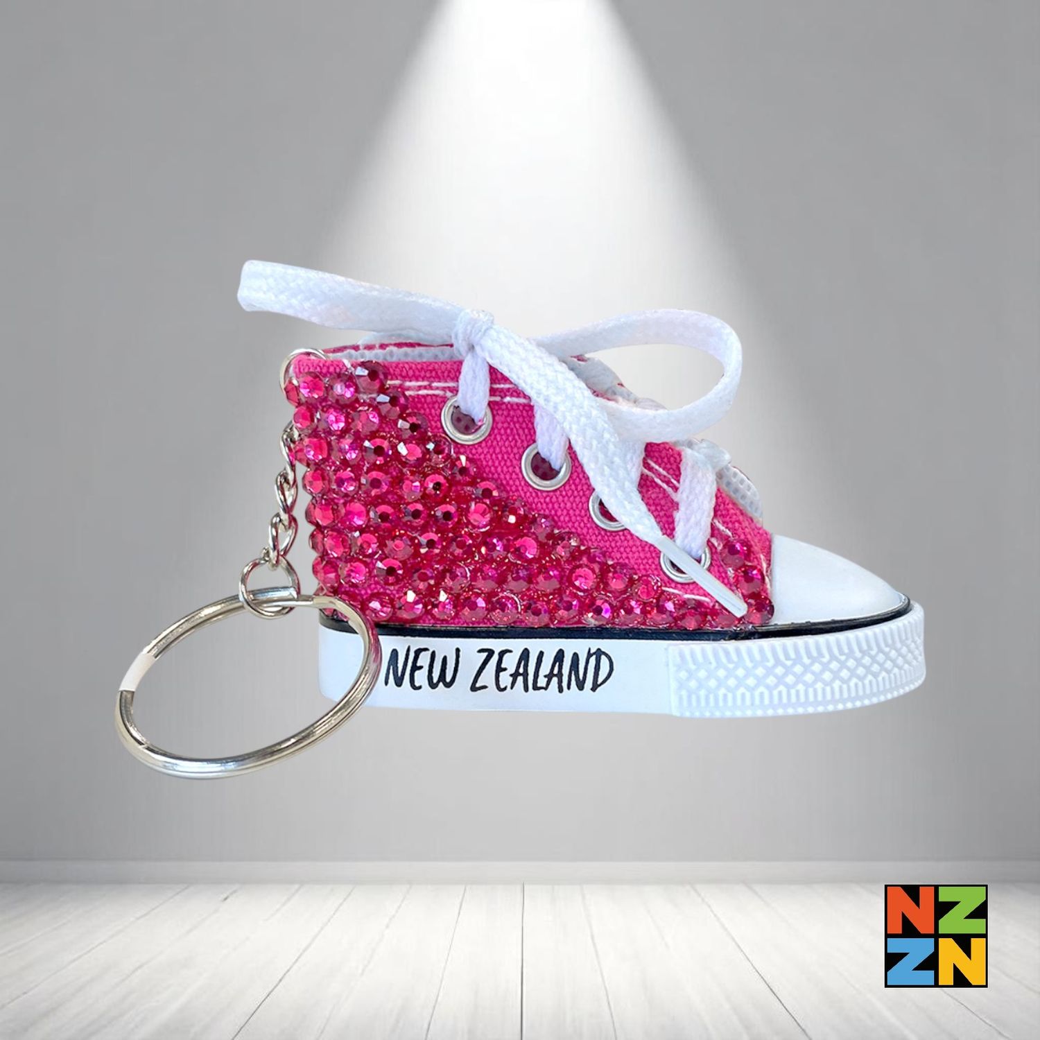 Sneaker Keychain Pink Diamantes