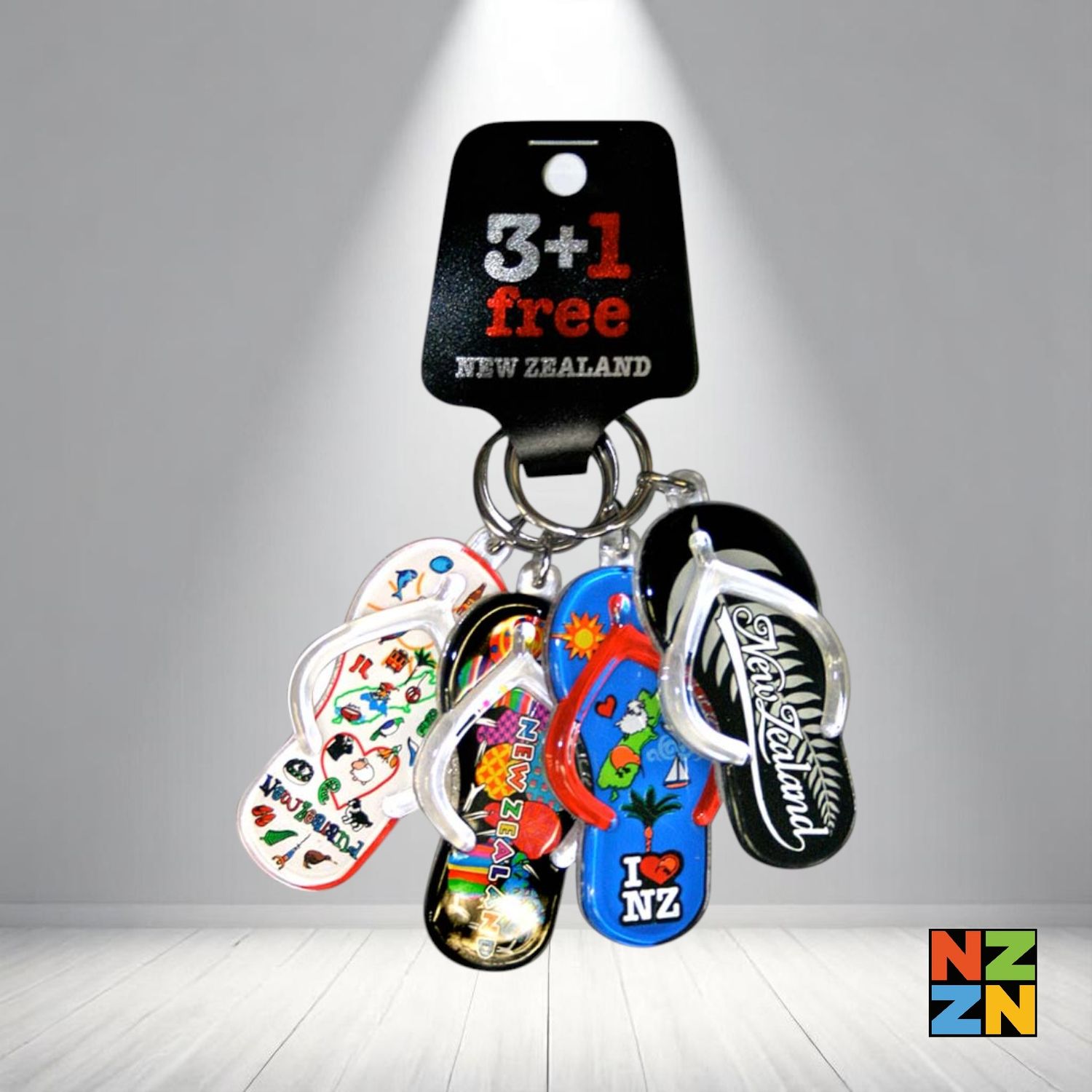 Acrylic 4Pk Keychains Jandels