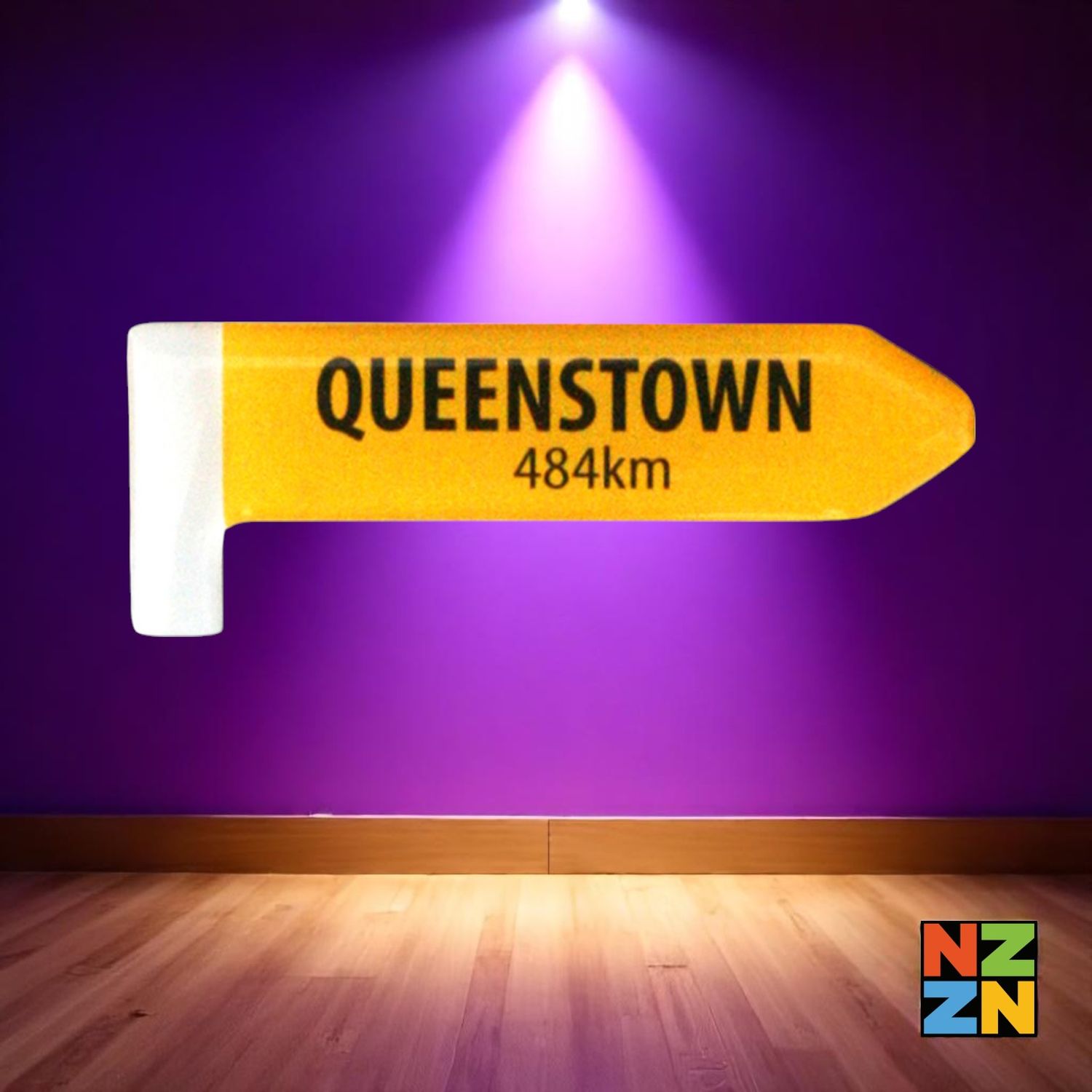 Roadsign Magnet - Queenstown