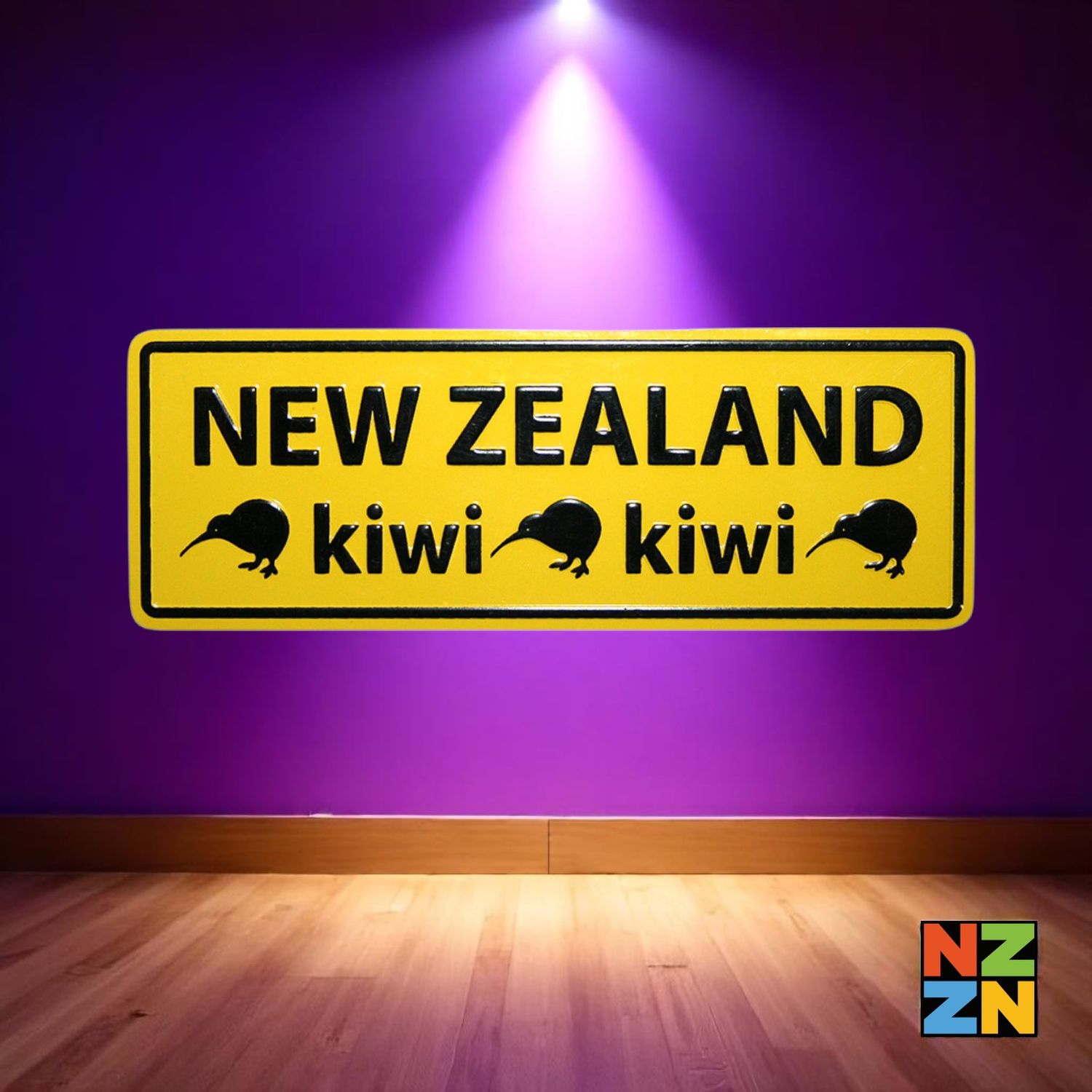 Magnet Number Plate Kiwi Crossing