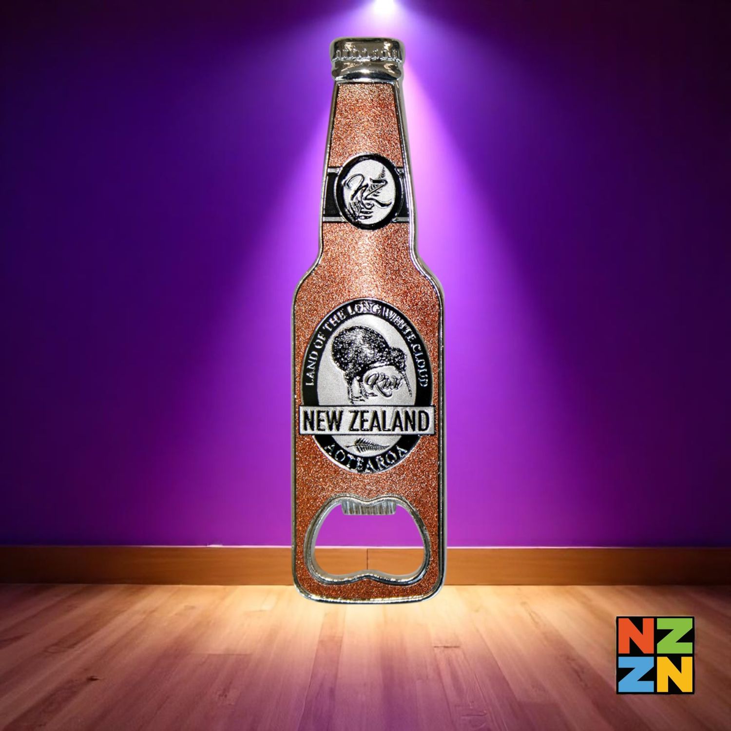 Magnet Bottle Opener Beer Bottle Oval Kiwi