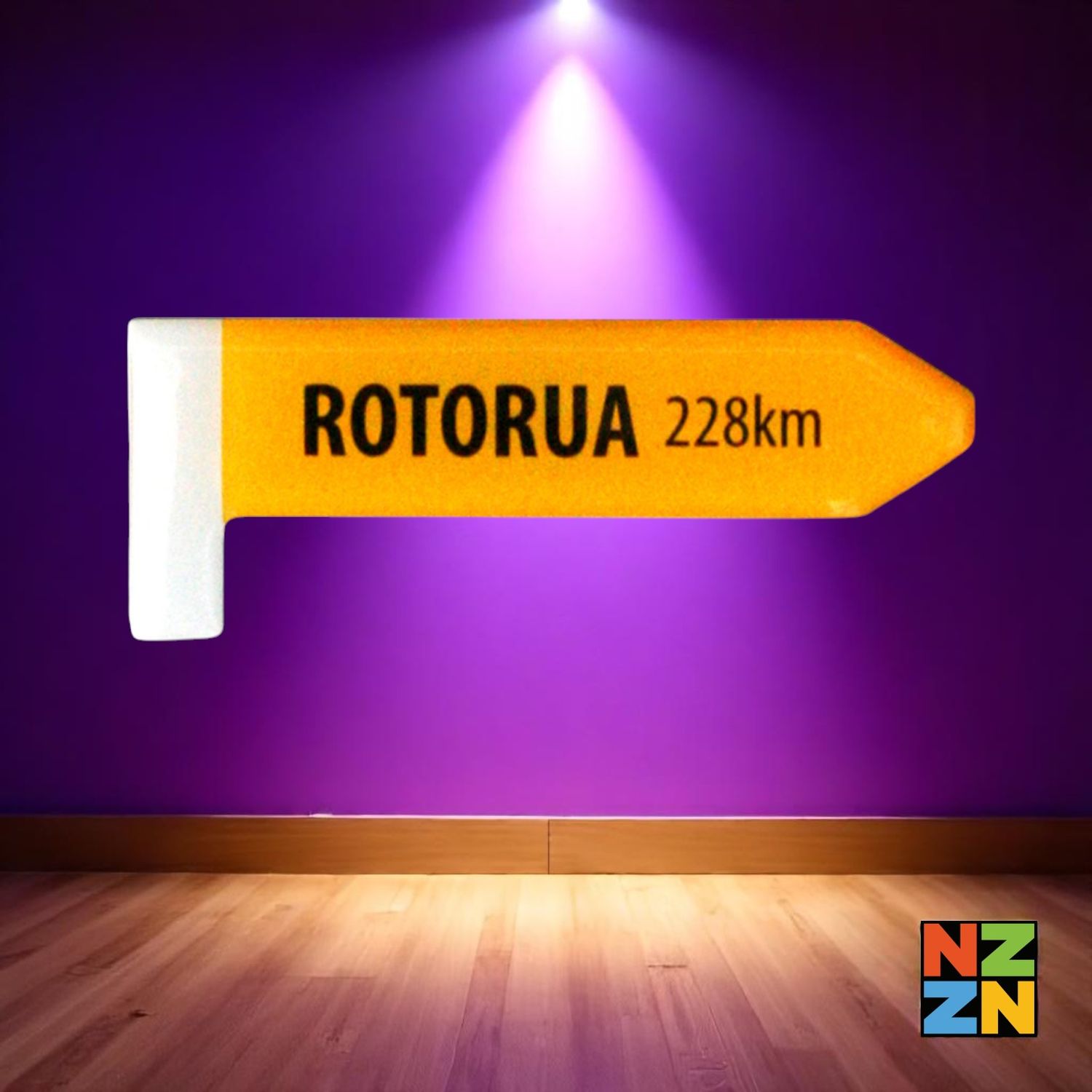 Roadsign Magnet - Rotorua