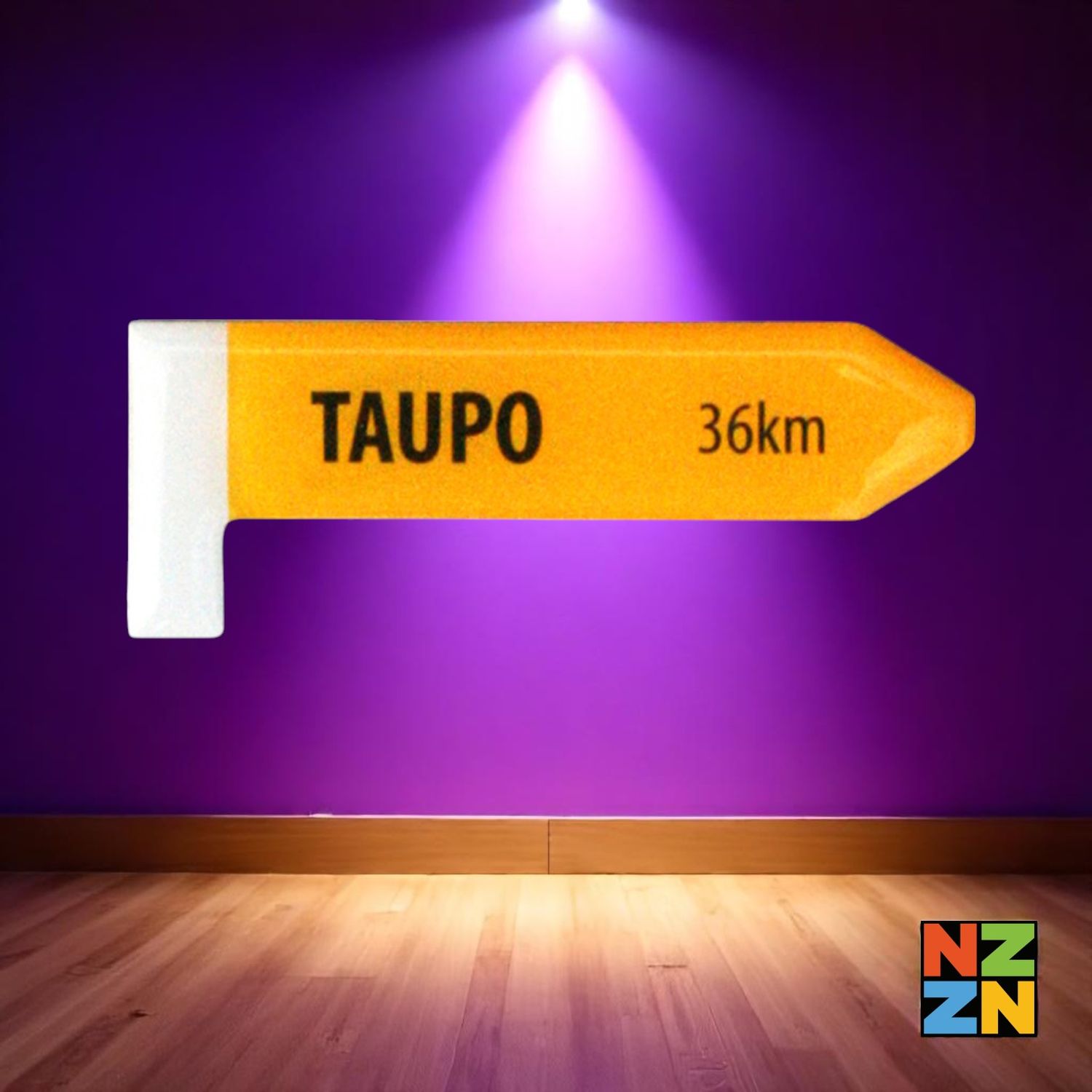 Roadsign Magnet - Taupo