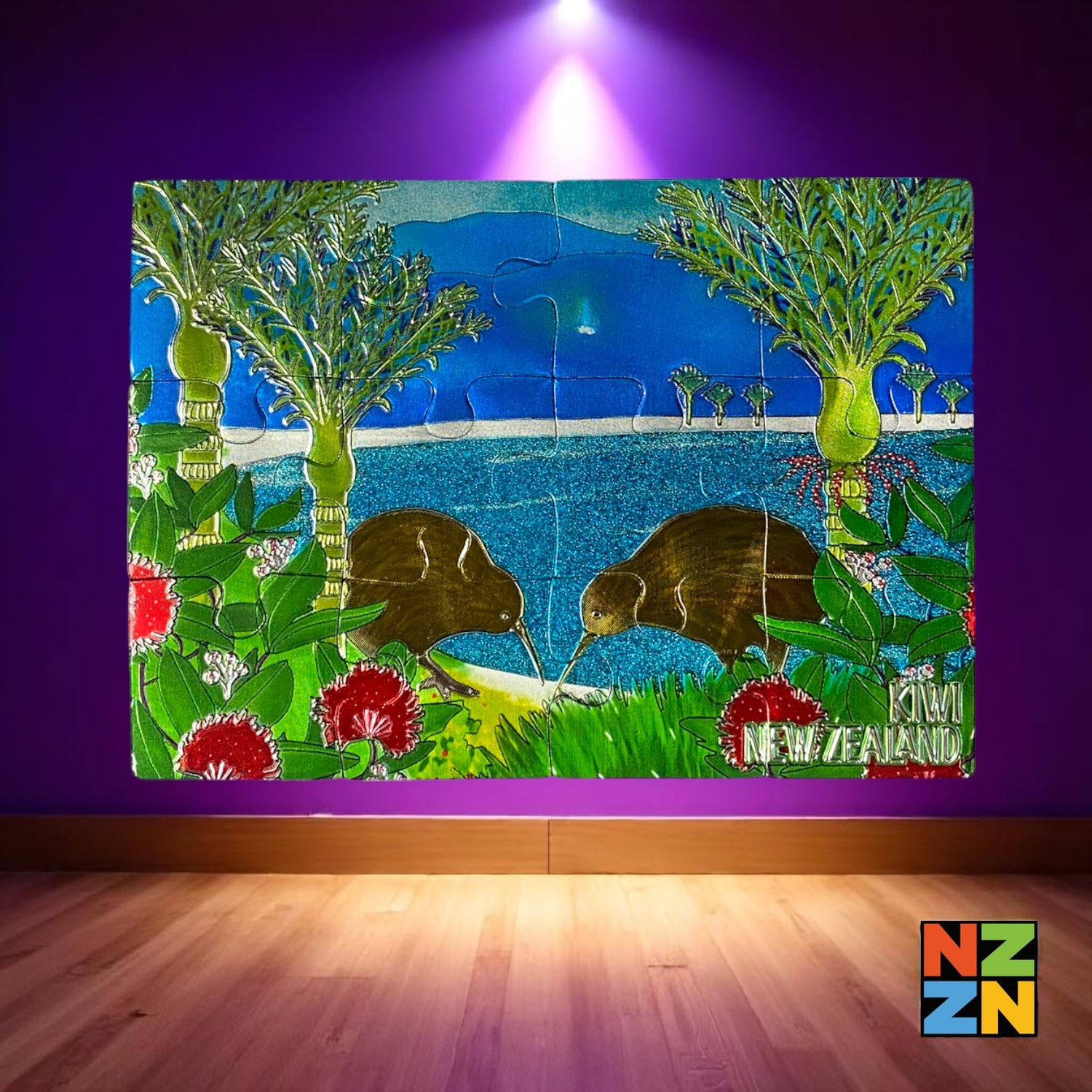 Magnet Puzzle Kiwi Painting