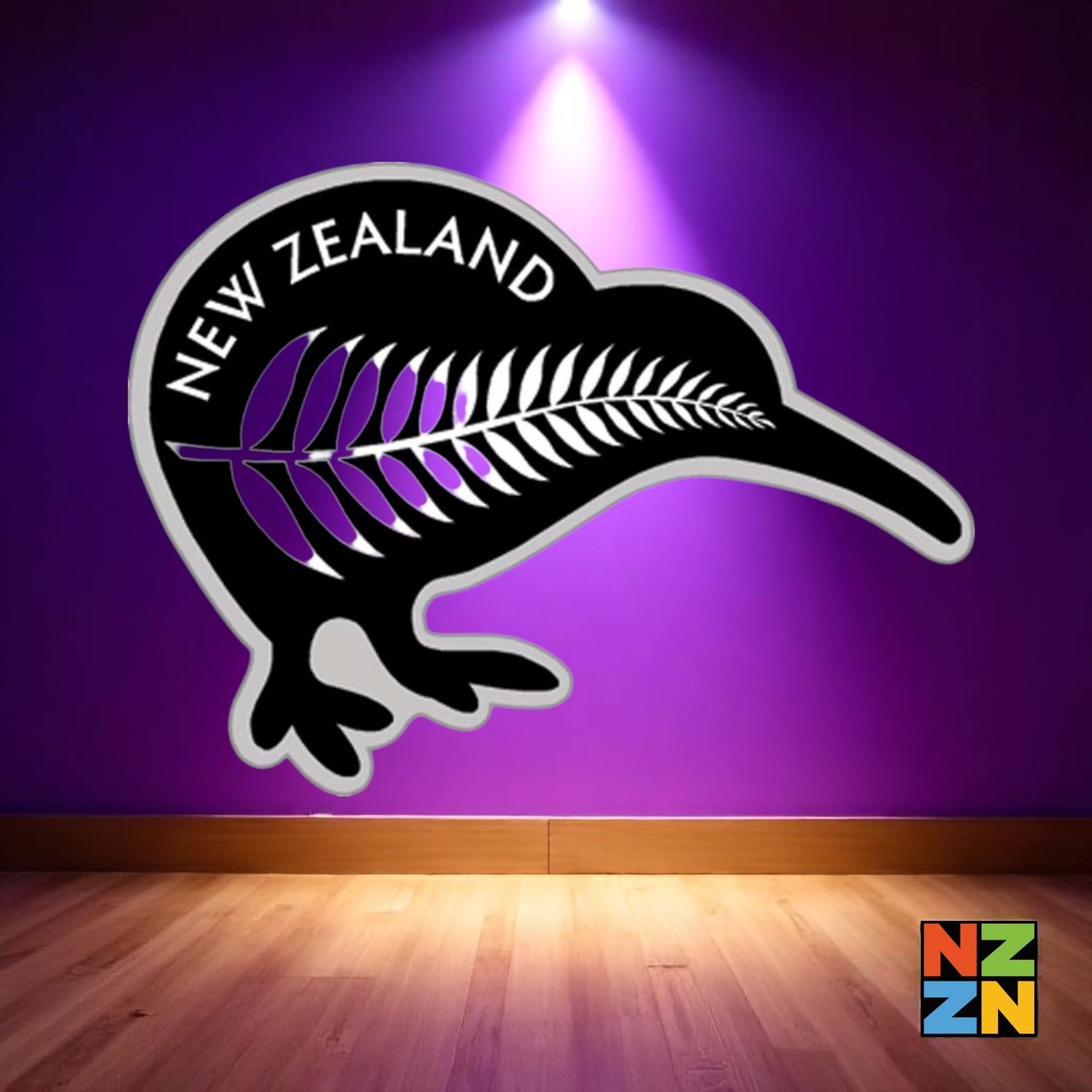 Magnet Kiwi Shape -Kiwi Fern