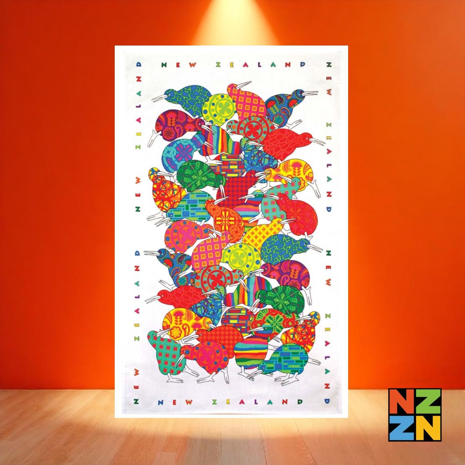 Tea Towel Design Kiwis