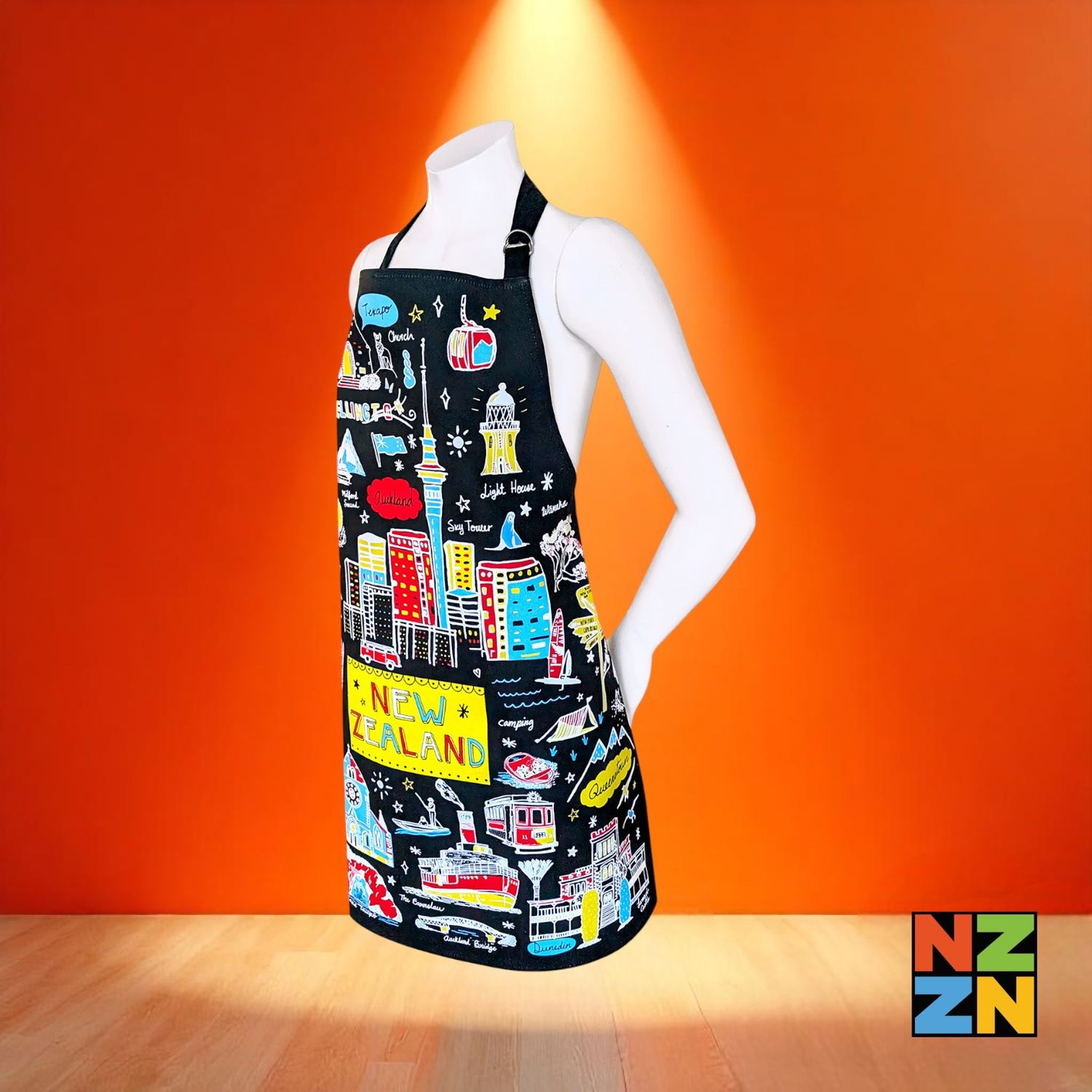 Apron Colour Sketch Black