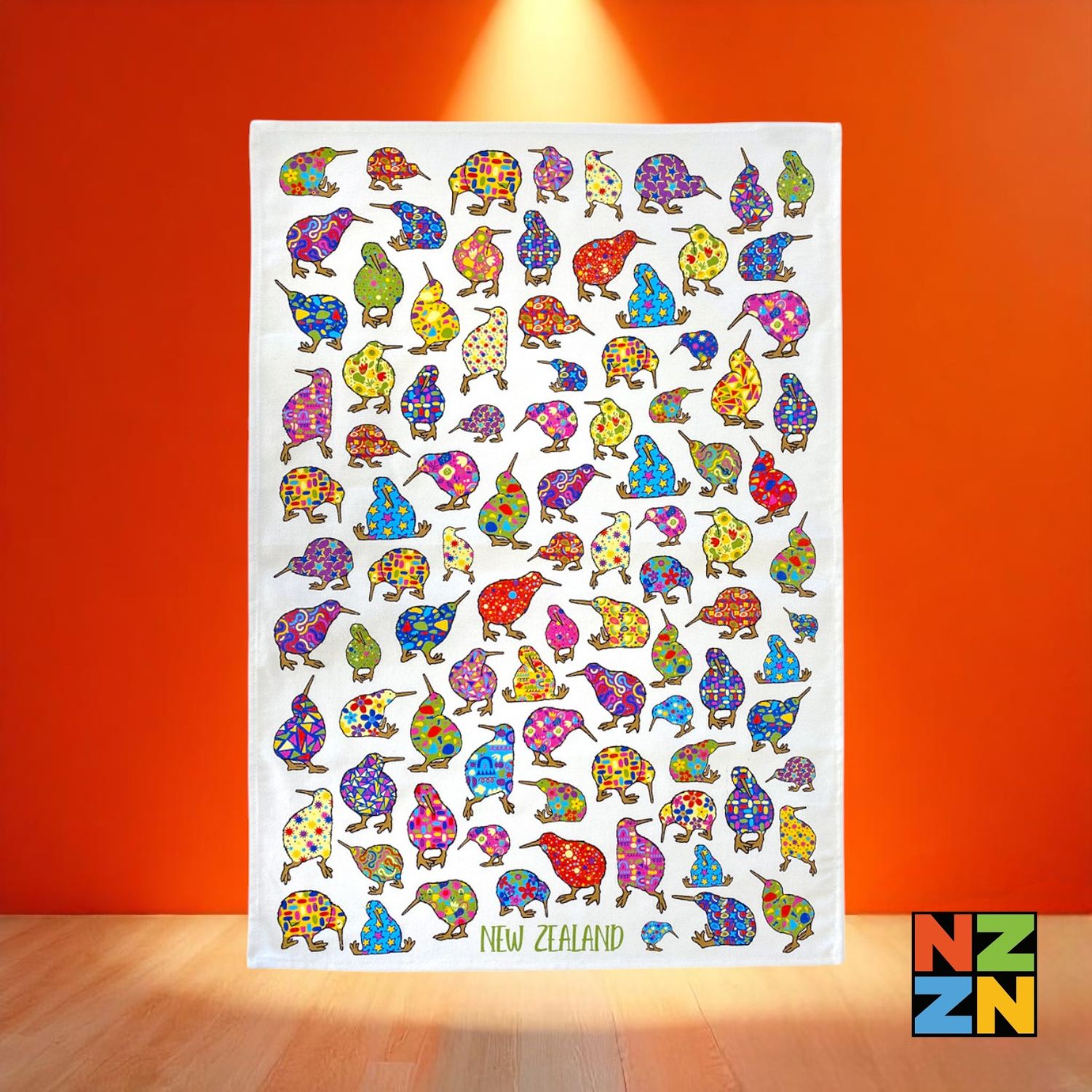 Tea Towel Pattern Kiwis