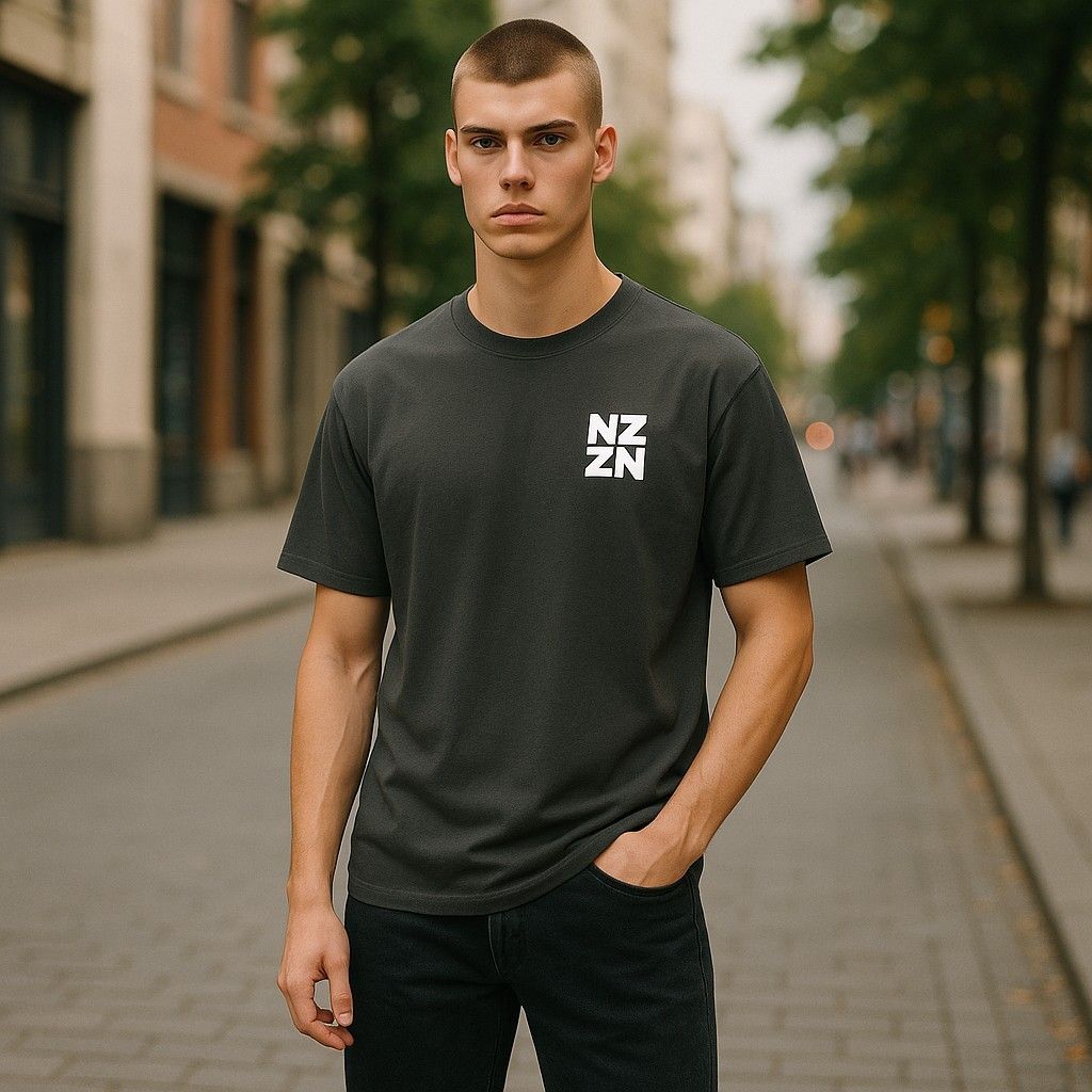 NZZN Mens T-Shirt Smoke