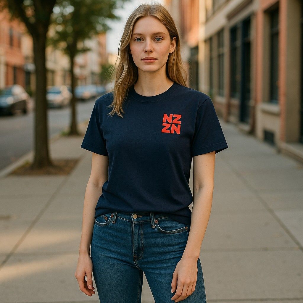 NZZN Ladies T-Shirt Navy