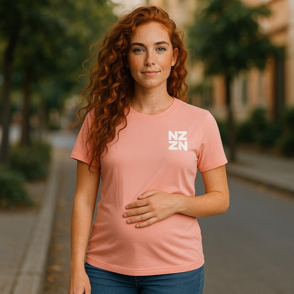 NZZN Ladies T-Shirt Dusty Rose