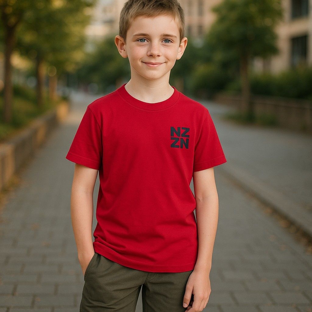 NZZN Youth T-Shirt Red