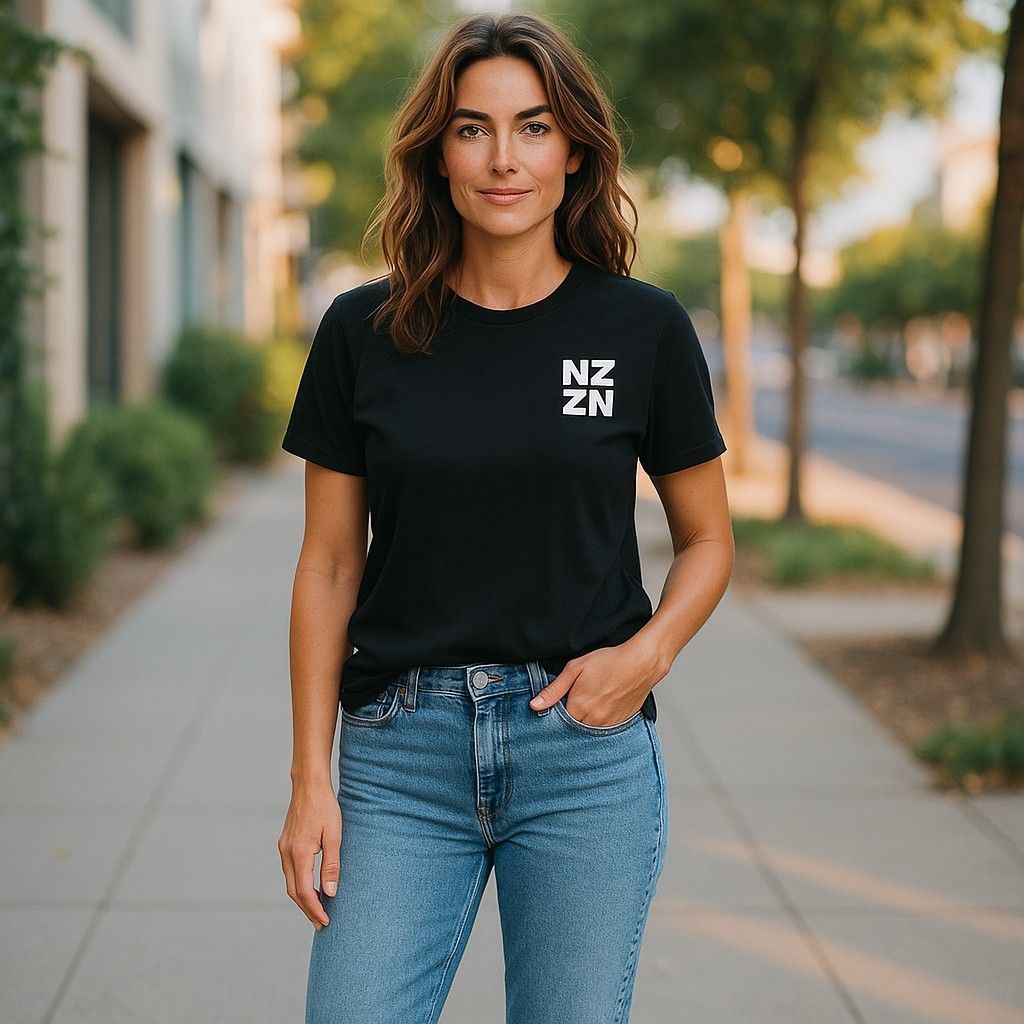 NZZN Ladies T-Shirt Black