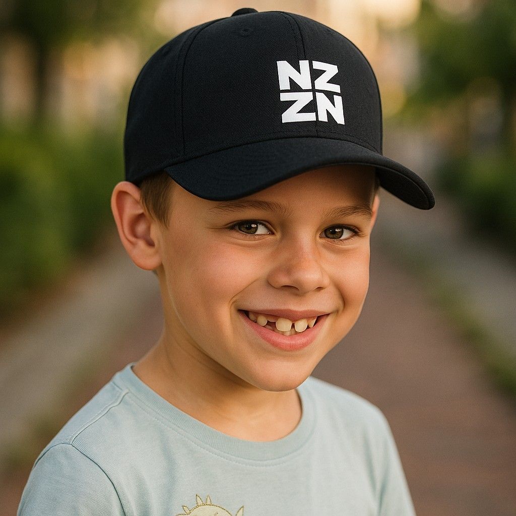 NZZN Youth Cap Black
