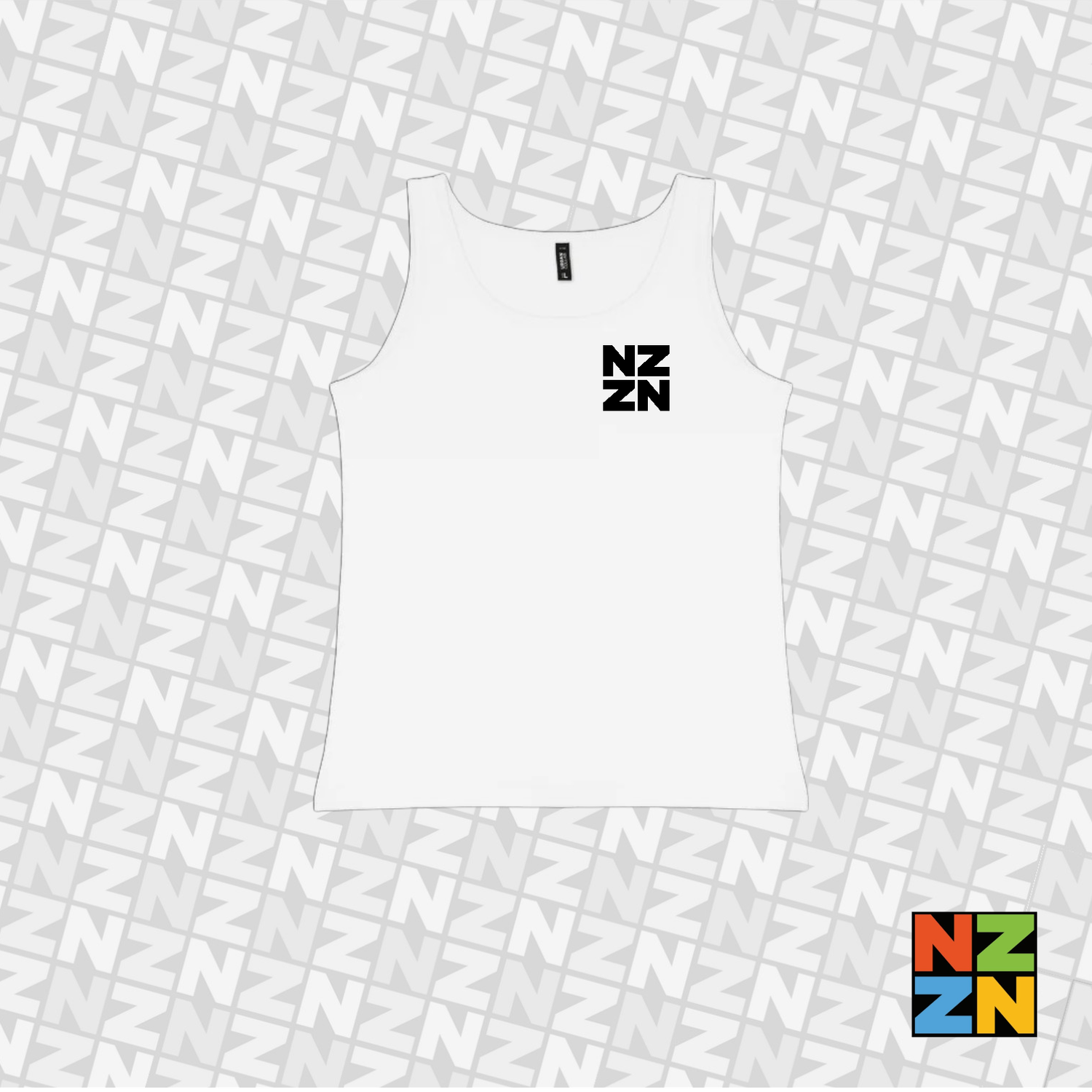 NZZN Ladies Singlet White